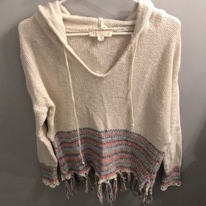Love Stitch Poncho-like Sweater